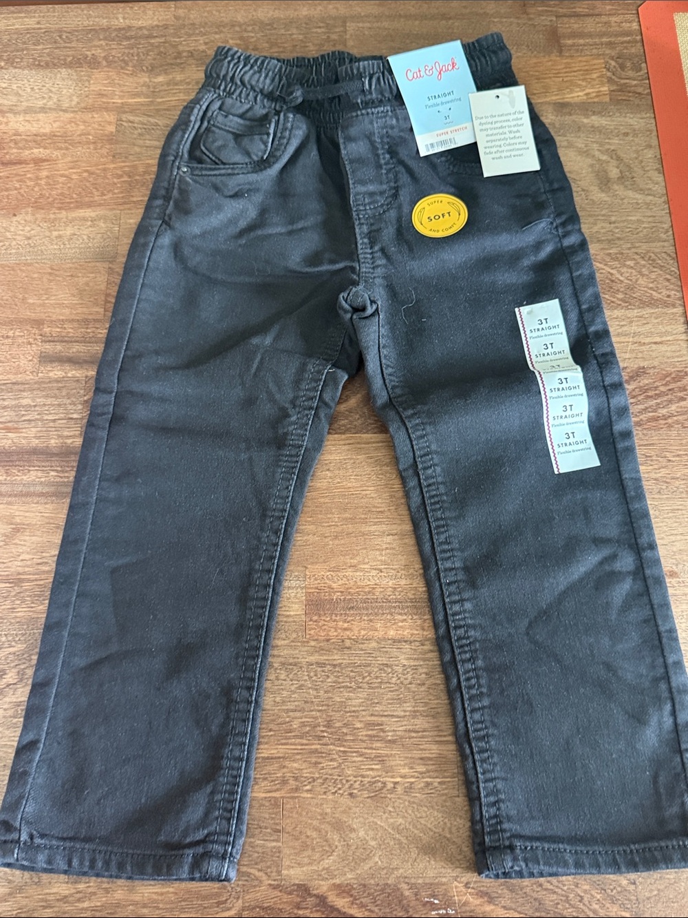 Cat & Jack Black Straight-Leg Kids' Pants